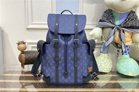 louis vuitton christopher backpack fake|Louis Vuitton monogram canvas backpack.